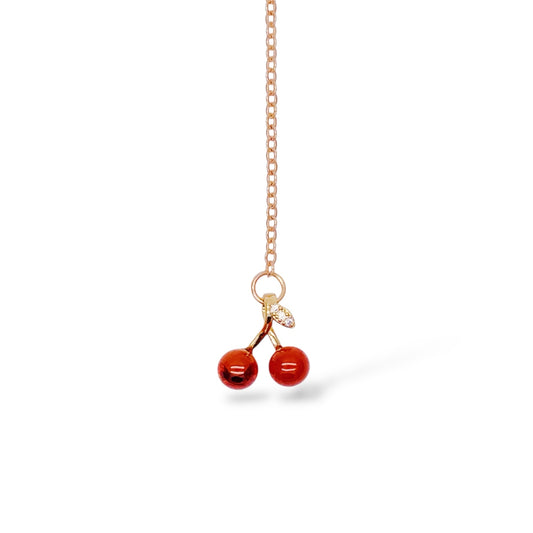 さくらんぼブックマーク　しおり　  Cherry bookmark