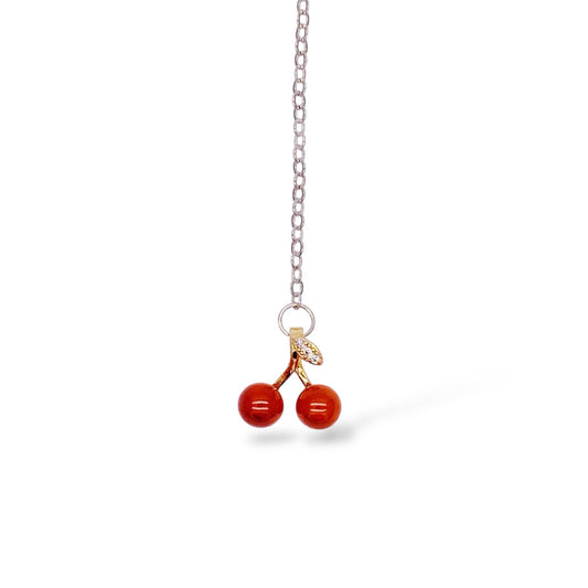 さくらんぼブックマーク　しおり　  Cherry bookmark